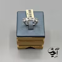 انگشتر نامزدی طلا نگین دار کد AN182