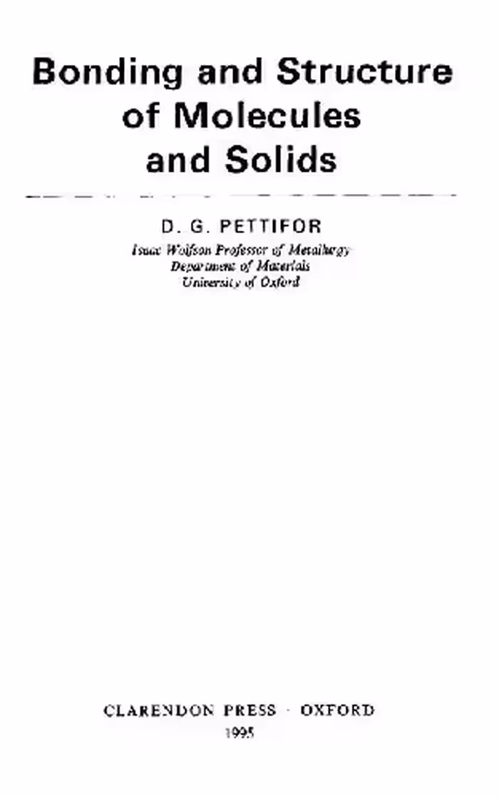 خرید و دانلود نسخه کامل کتاب Bonding and Structure of Molecules and Solids
