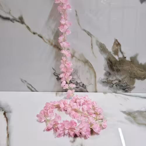 ریسه شکوفه صورتی مصنوعی