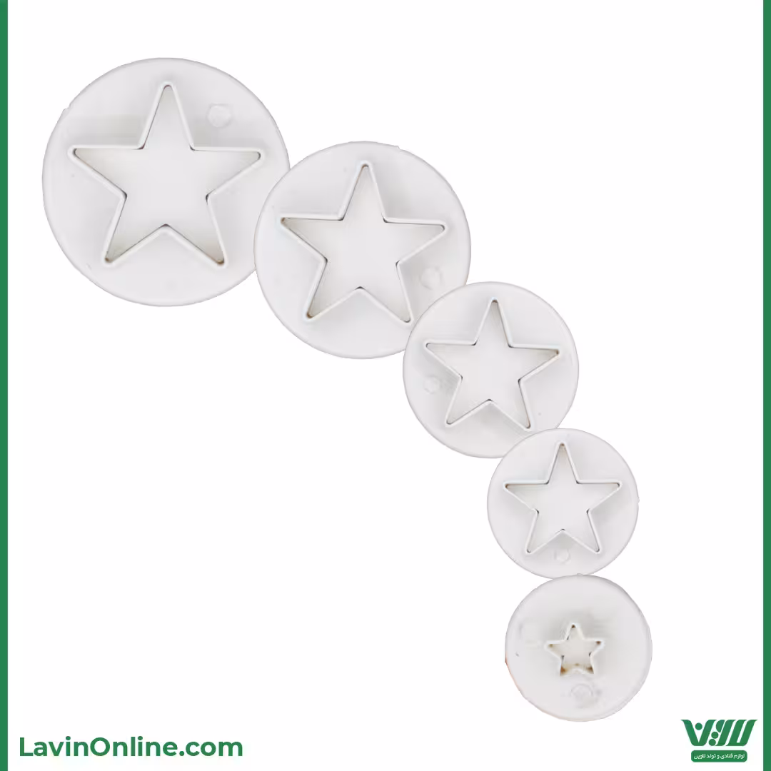 کاتر فشاری ستاره نسکو (5 عددی)