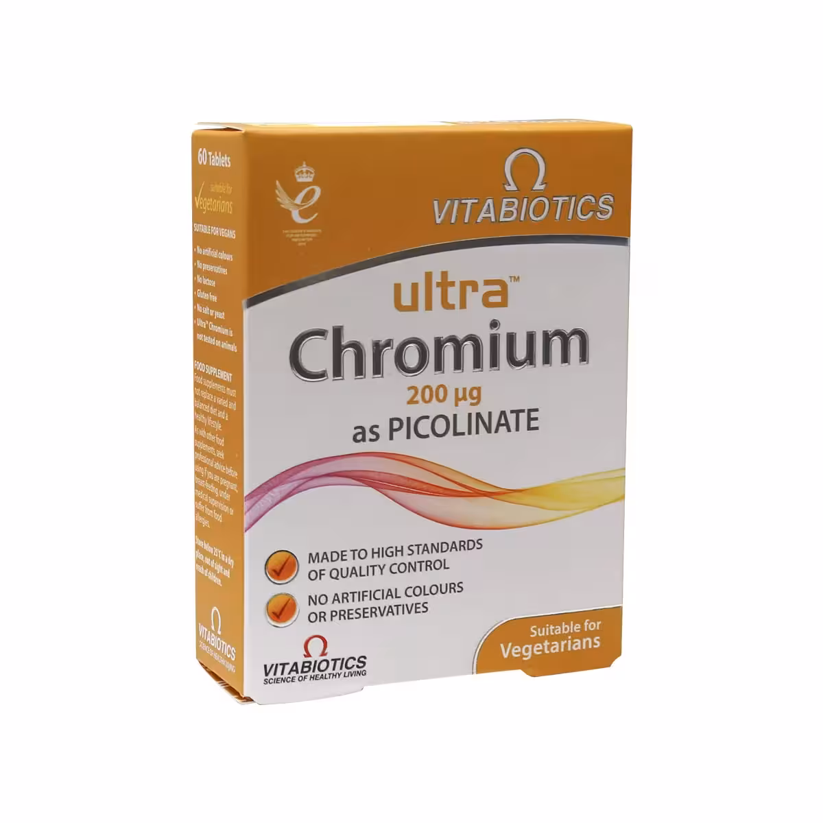 قرص اولترا کروم 200 میکروگرم ویتابیوتیکس 60 عدد