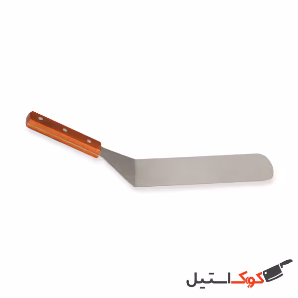 کاردک دسته چوبی خم لبه گرد بلند