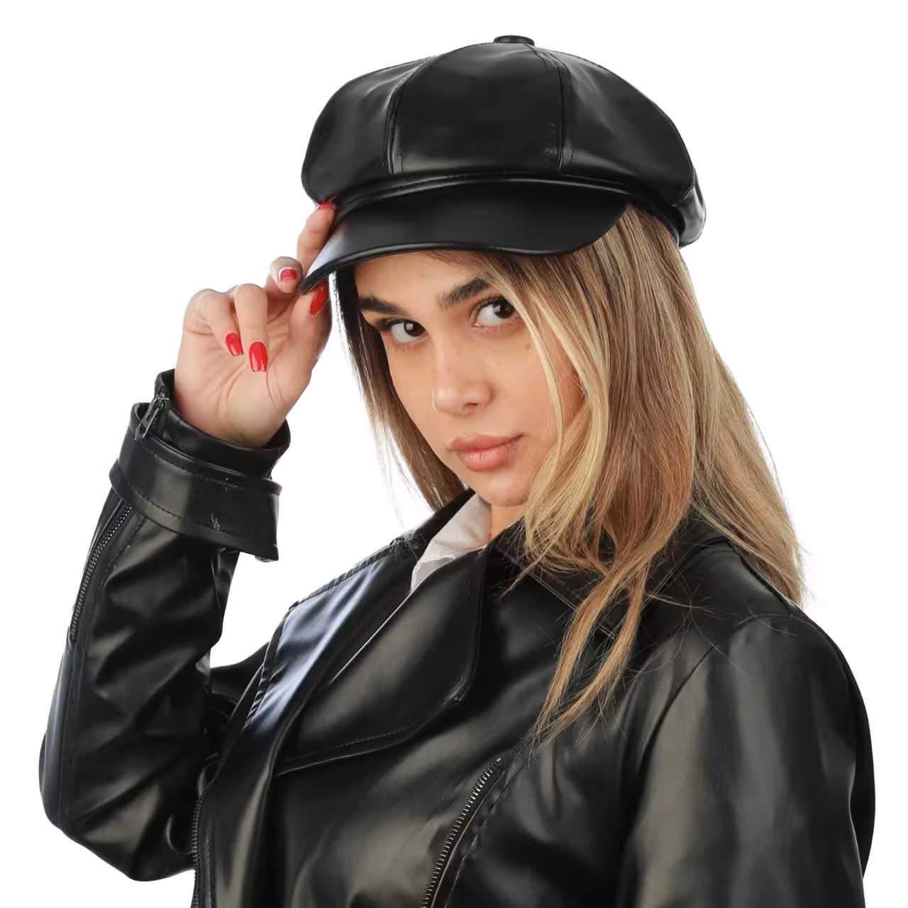 کلاه کاپیتانی چرم