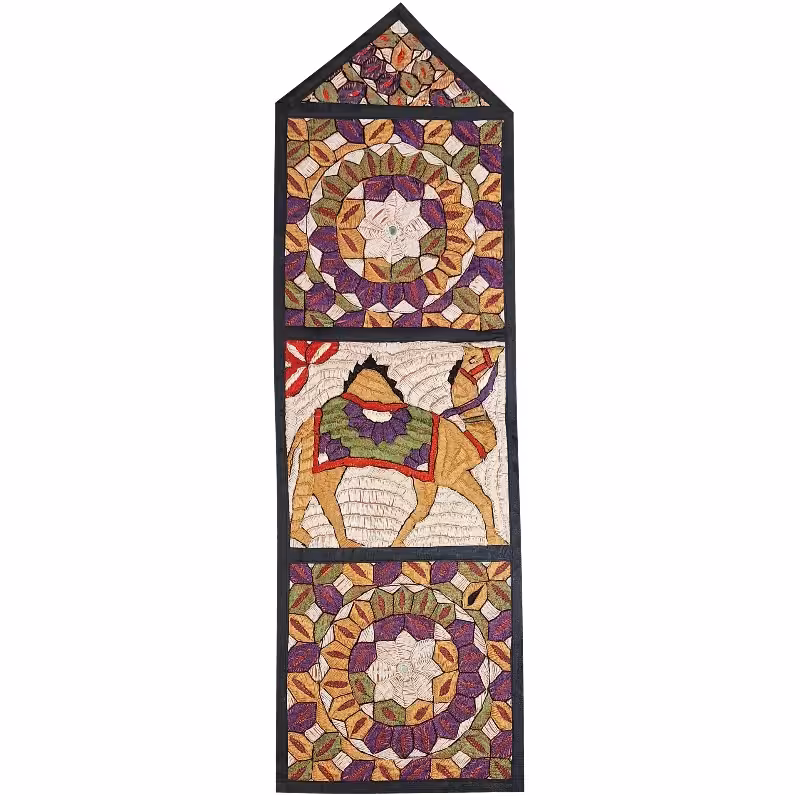 دیوارکوب 3 جیبه کد JAAB41 سوزن دوزی ابریشم