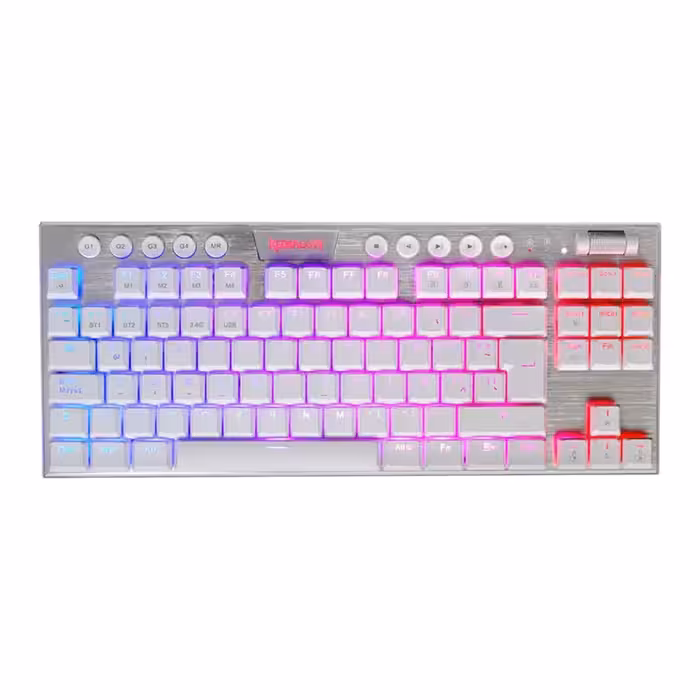 کیبورد گیمینگ ردراگون Horus K621W RGB WHITE EDITION