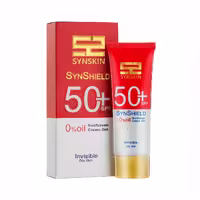 کرم ژل ضد آفتاب بی‌ رنگ فاقد چربی ساین شیلد  SPF50 ساین اسکین