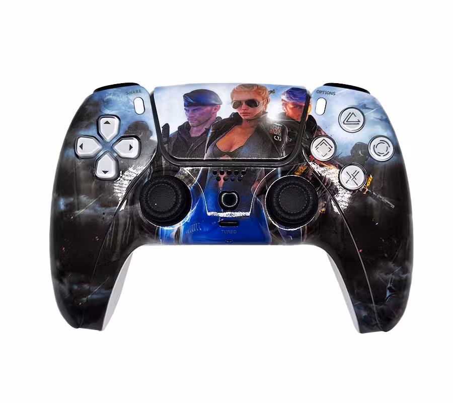 دسته بی سیم PS4 مدل T29 طرح fighter girl