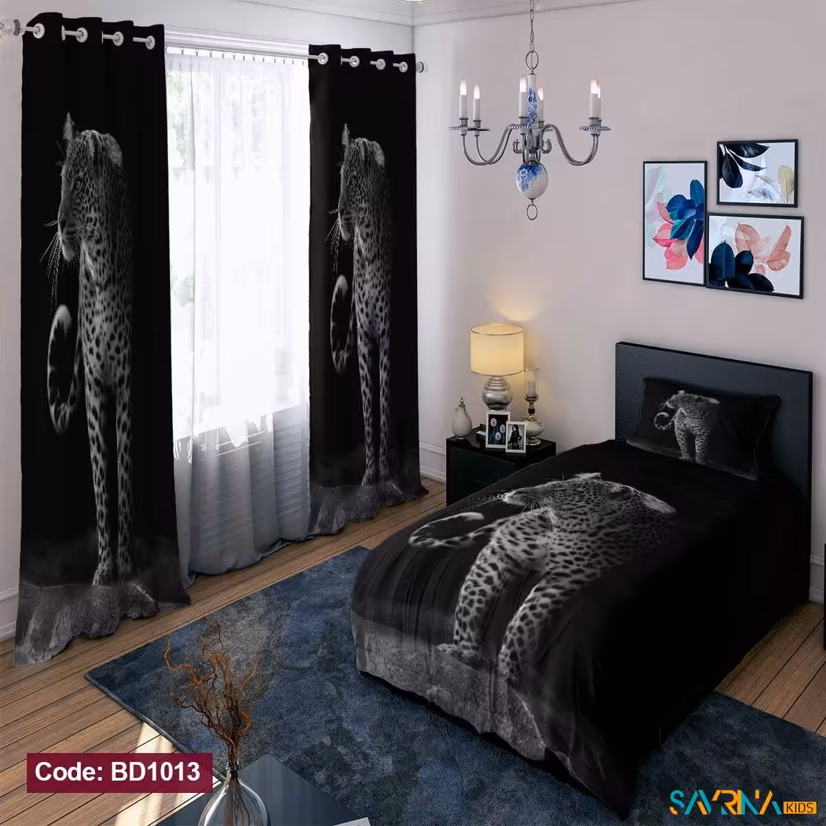 ست اتاق خواب طرح پلنگ کد BD1013