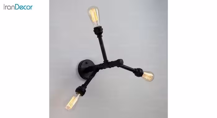 چراغ سقفی و دیواری مدرن 3 شعله آرتا مدل 204