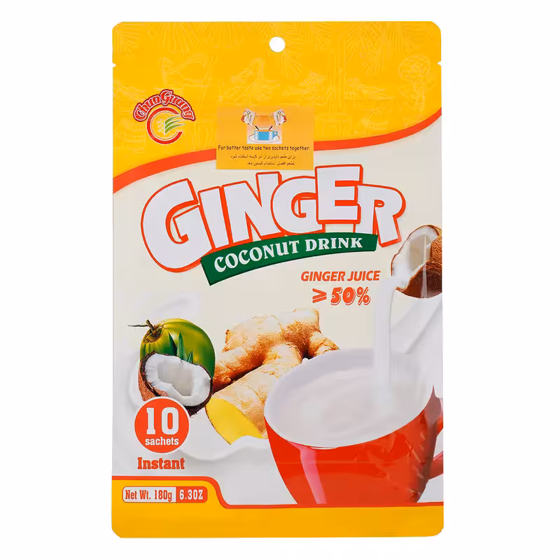 پودر نوشیدنی فوری نارگیل و زنجبیل Ginger