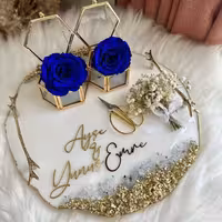 استند و باکس حلقه ازدواج حلقه نامزدی سفره عقد