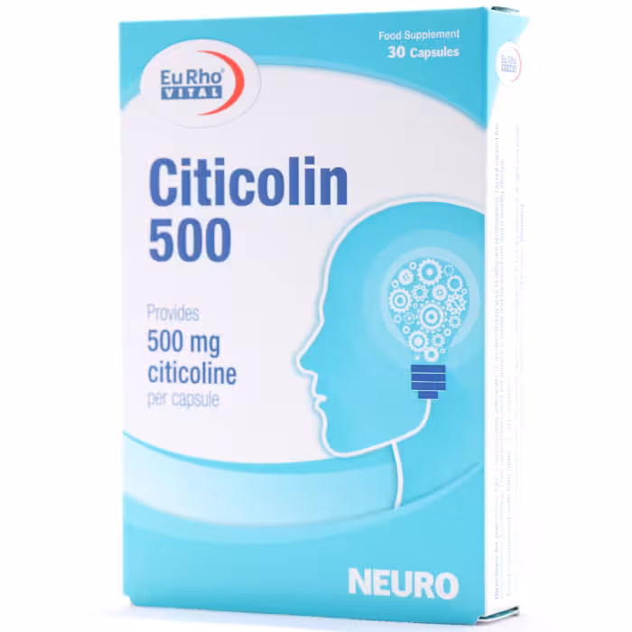 کپسول سیتی کولین 500 میلی گرم یوروویتال 30 عددی