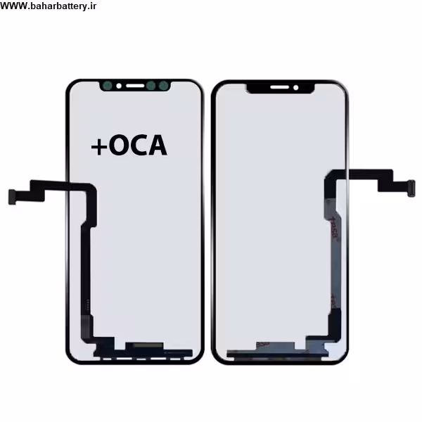 گلس تاچ تعمیراتی آیفون IPHONE XS MAX با فرم با چسب OCA اورجینال