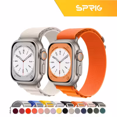 بند اسپریگ مدل َAlpine-Faceoff مناسب برای اپل واچ Series 4 44mm / Series 5 44mm / Series 6 44mm به همراه کاور