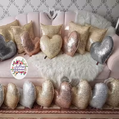 کوسن تیگران مفشوو طرح قلبی plk مجموعه 3 عددی