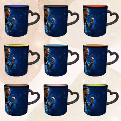 ماگ حرارتی مدل دسته قلبی طرح نیمار کد 57