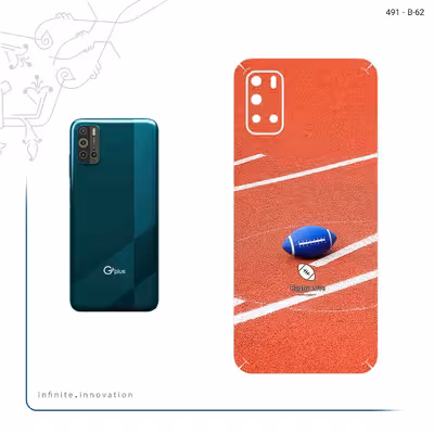 برچسب پوششی ماهوت مدل Rugby football مناسب برای گوشی موبایل جی پلاس Z10