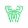 چراغ دیواری نئون دیزاین طرح Spider-GL_GR