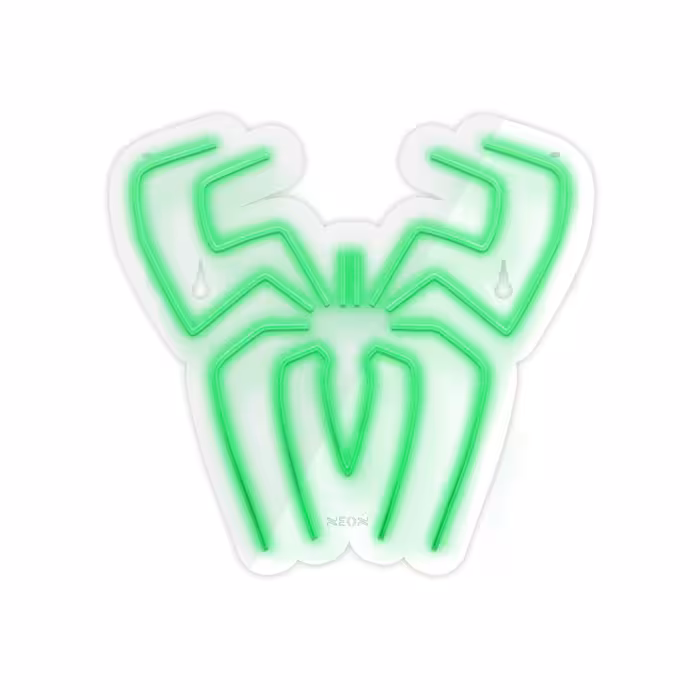 چراغ دیواری نئون دیزاین طرح Spider-GL_GR