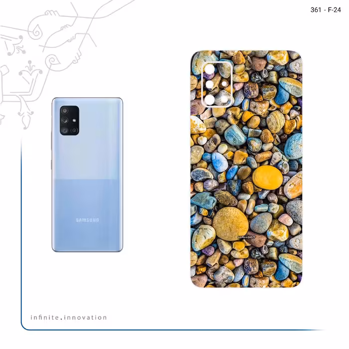 برچسب پوششی ماهوت مدل River rocks مناسب برای گوشی موبایل سامسونگ Galaxy A71 5G