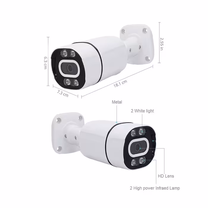 سیستم امنیتی  مدل AHD KIT 4 - 5MP - STAR LIGTH