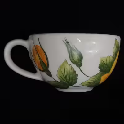  ست فنجان و نعلبکی سرامیکی هیوا مدل گل رز کد 10880984