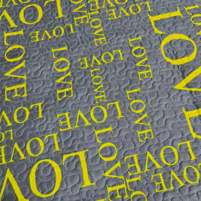 سرویس خواب سندس مدل پنبه دوزی love دونفره 3 تکه