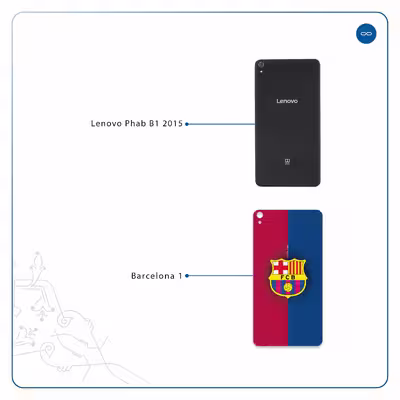 برچسب پوششی ماهوت مدل Barcelona مناسب برای تبلت لنوو Phab B1 2015