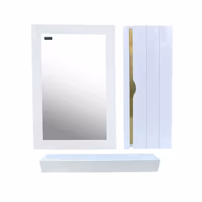 ست کابینت و روشویی سیتکا مدل GL-004/90 به همراه اینه و باکس