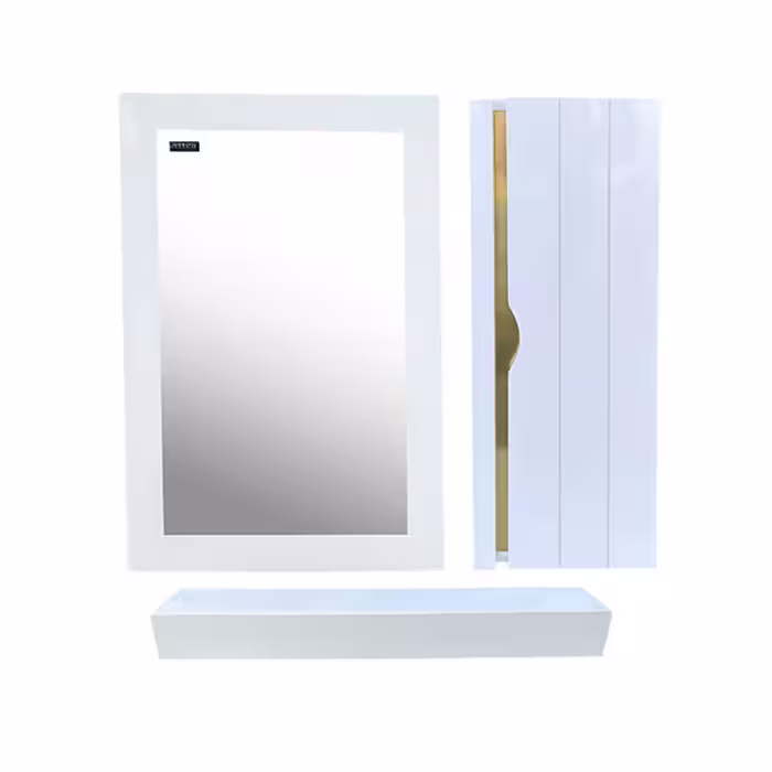 ست کابینت و روشویی سیتکا مدل GL-004/90 به همراه اینه و باکس