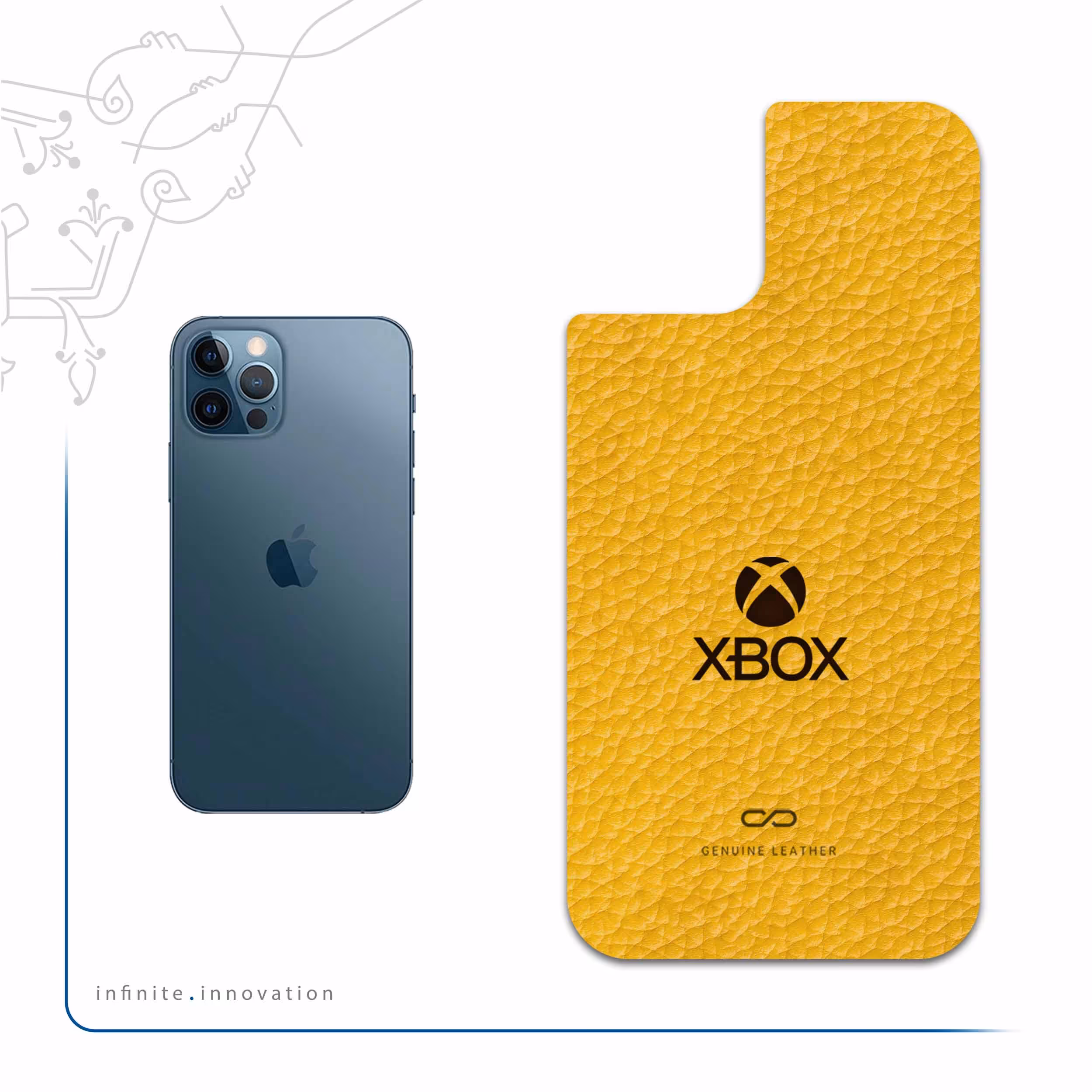 برچسب پوششی ماهوت مدل ML-XBOX مناسب برای گوشی موبایل اپل iPhone 12 Pro Max