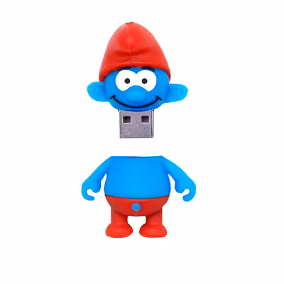 فلش مموری دایا دیتا طرح Smurfs مدل PC1016 ظرفیت 128 گیگابایت