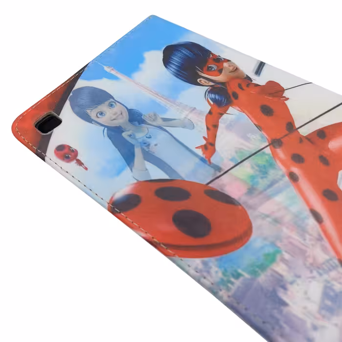 کیف کلاسوری ام ان اف طرح دختر کفشدوزکی کد M-012 مناسب برای تبلت سامسونگ Galaxy Tab A7 Lite / T225