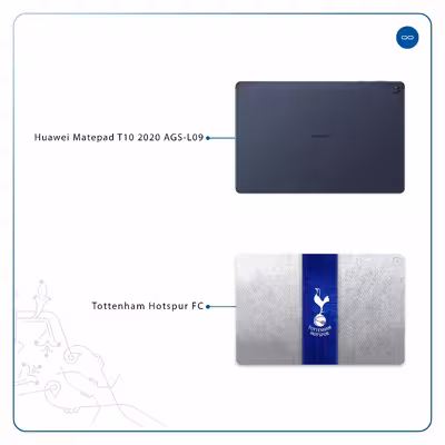 برچسب پوششی ماهوت مدل Tottenham Hotspur FC مناسب برای تبلت هوآوی Matepad T10 2020 AGS-L09