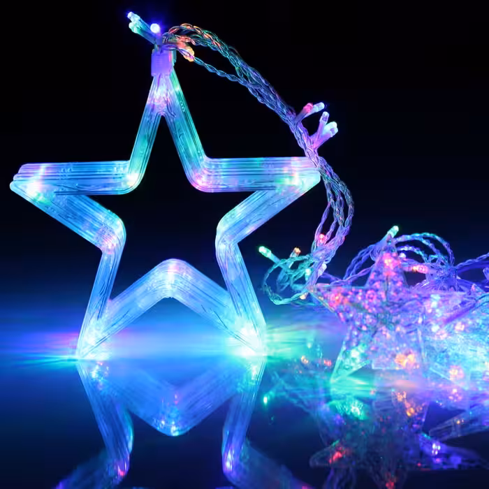 ریسه ال ای دی طرح ستاره طول 2.5 متر