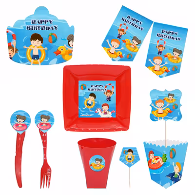  مجموعه 72 عددی تم تولد طرح شنا