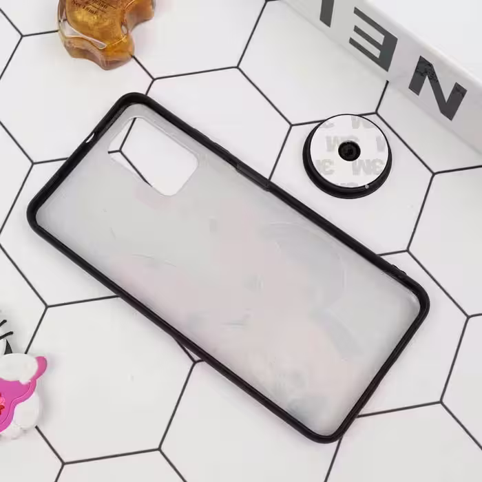 کاور دخترانه طرح مینی موس کد 715 مناسب برای گوشی موبایل سامسونگ Galaxy A71 به همراه پاپ سوکت