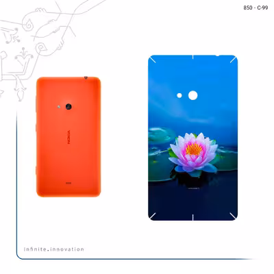 برچسب پوششی ماهوت مدل Lotus مناسب برای گوشی موبایل نوکیا Lumia 625