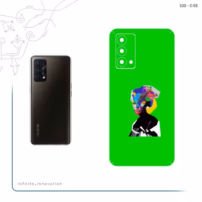 برچسب پوششی ماهوت مدل Collage of Women Portrait 3 مناسب برای گوشی موبایل ریلمی GT Master