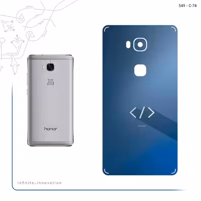 برچسب پوششی ماهوت مدل Minimal Coding icon مناسب برای گوشی موبایل آنر 5X