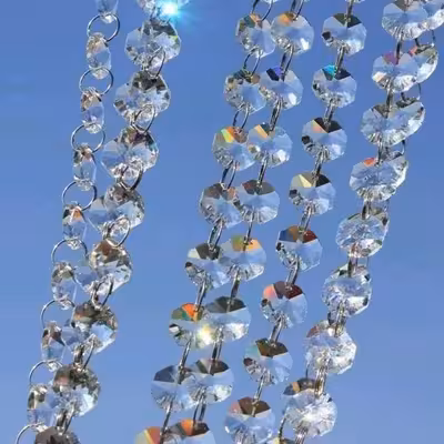 پرده آریا کریستال مدل کوتاه و بلند سایز 150x250 سانتی متر