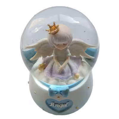 گوی موزیکال مدل پمپی دخترک فرشته در حال نیایش