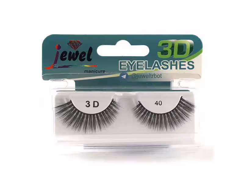 مژه مصنوعی سه بعدی جفتی جیول مدل GE-1512 کد 40