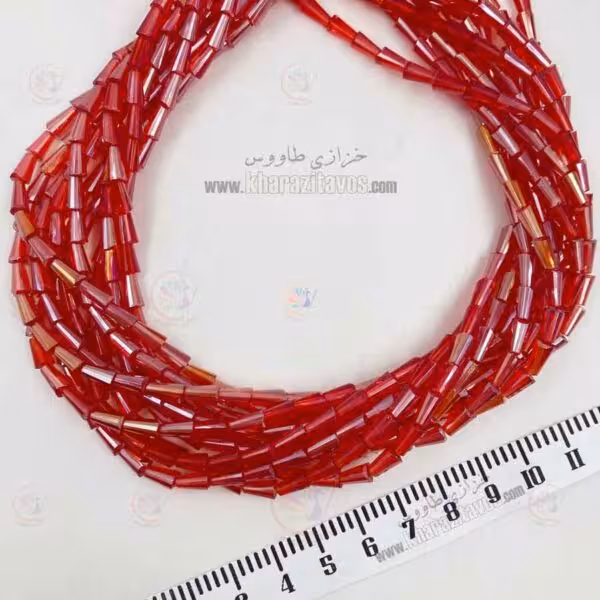 کریستال پافیلی 4 در 8 ( قرمز هفت رنگ )