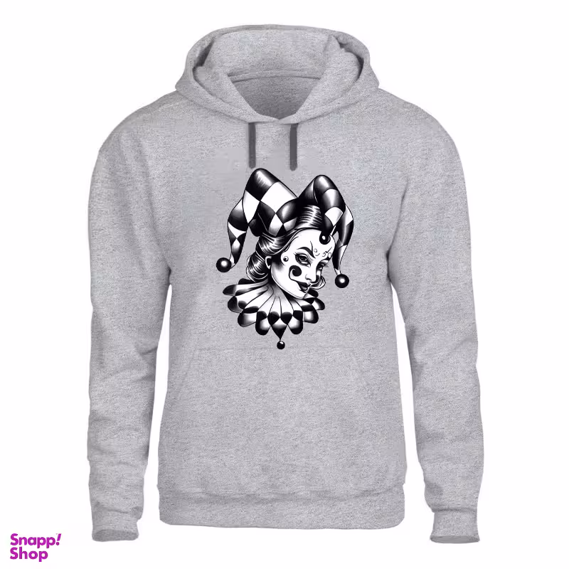 هودی مردانه مدل H271 طرح دلقک