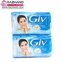 صابون جیو آبی مدل giv beauty soap بسته 4 عددی