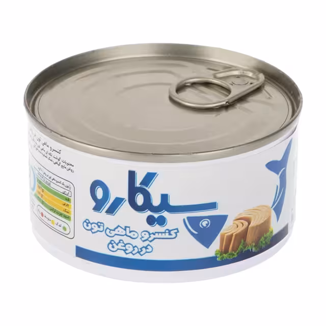 کنسرو ماهی تون در روغن سیکارو مقدار 180 گرم