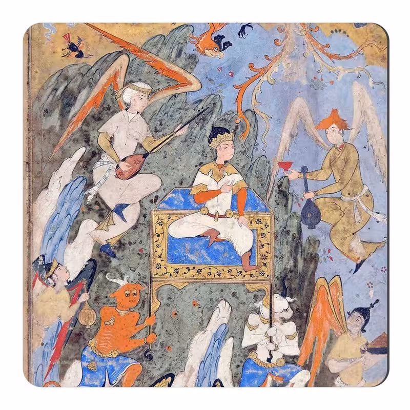 مگنت یخچال طرح نگارگری ایرانی کد wmg346