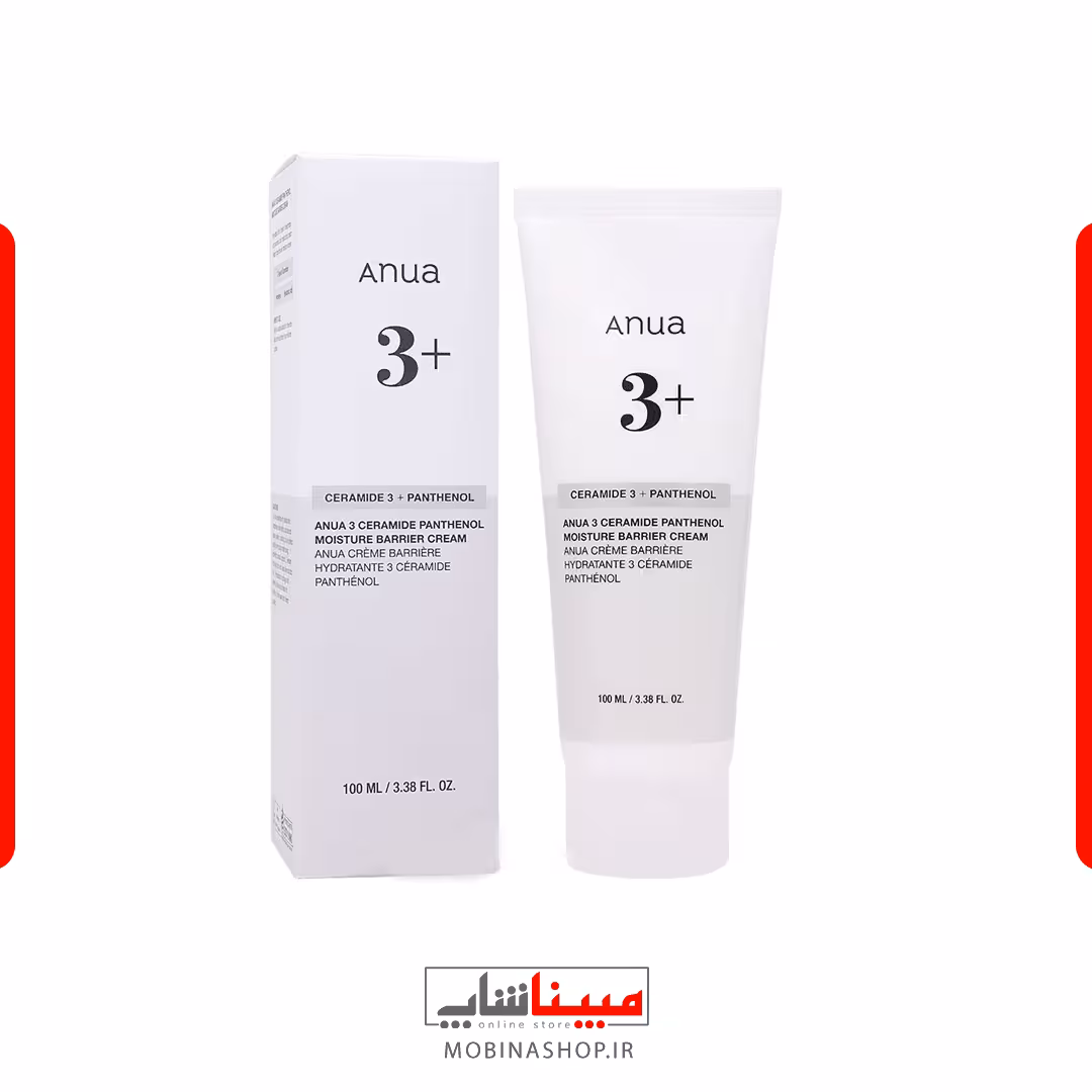 کرم مرطوب کننده سرامید و پنتنول آنوا 100 میل | ترمیم کننده و تقویت کننده سد دفاعی پوست