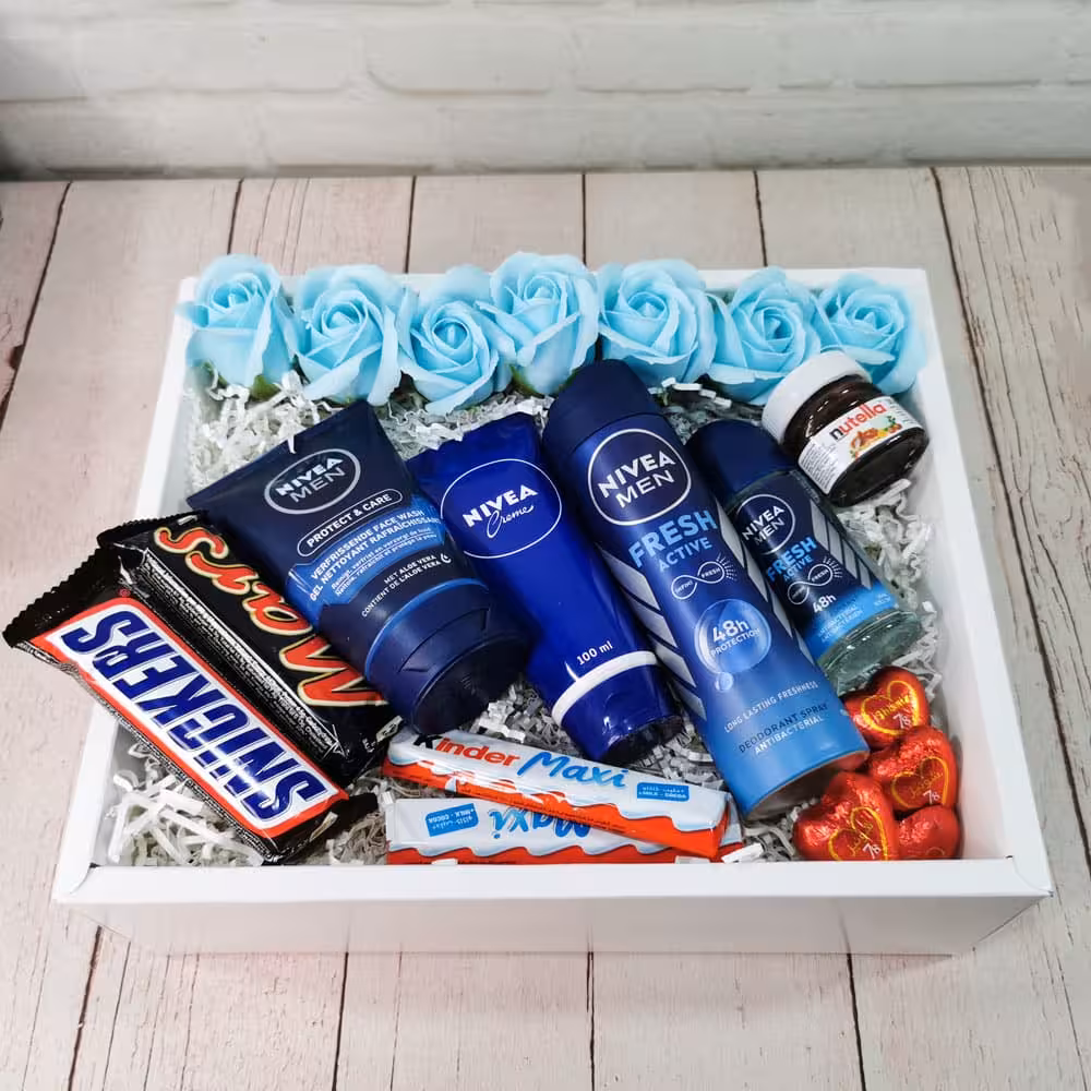 باکس هدیه ولنتاین مردانه کد V702